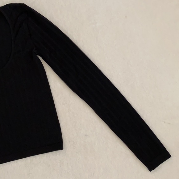 Intimately Free People | Lucy You Long Sleeve Rib Knit Layering Top Black (XS/S) - Picture 7 of 15